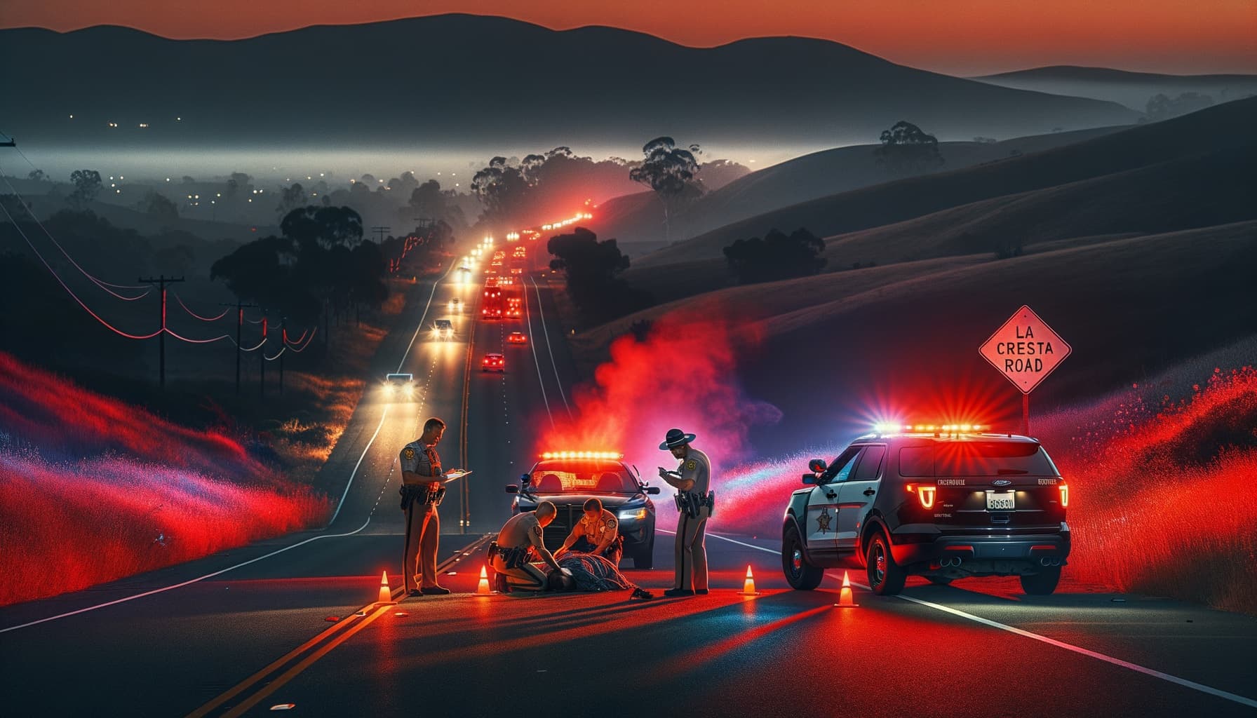 Deadly DUI Head-On Crash on La Cresta Road Kills 72-Year-Old Ramona Woman